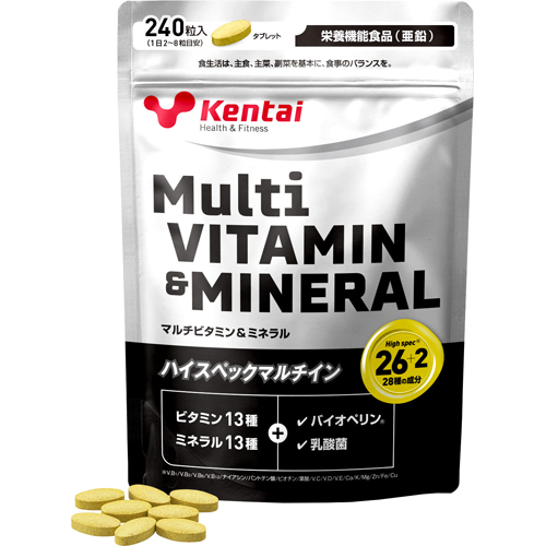 Kentai(ケンタイ) マルチビタミン＆ミネラル（240粒）